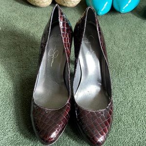 Jessica Simpson Crocodile heels